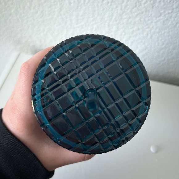 Starbucks Venti Disco Grid Dark Green Holiday Tumbler - Picture 2 of 5